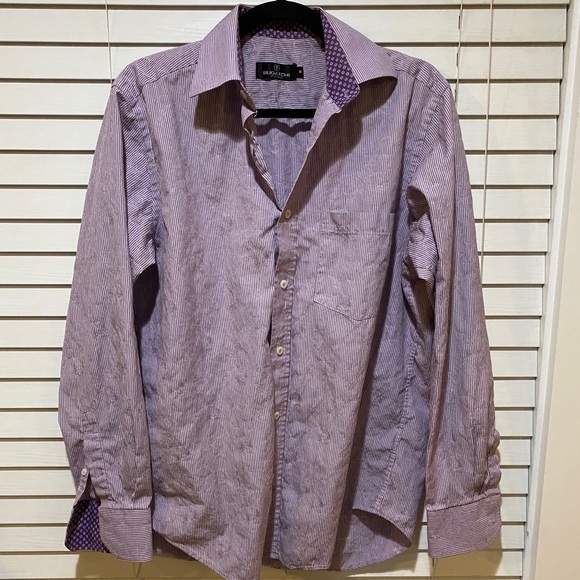 Bugatchi Embroidered Shirt - Size‎ M - Picture 1 of 4